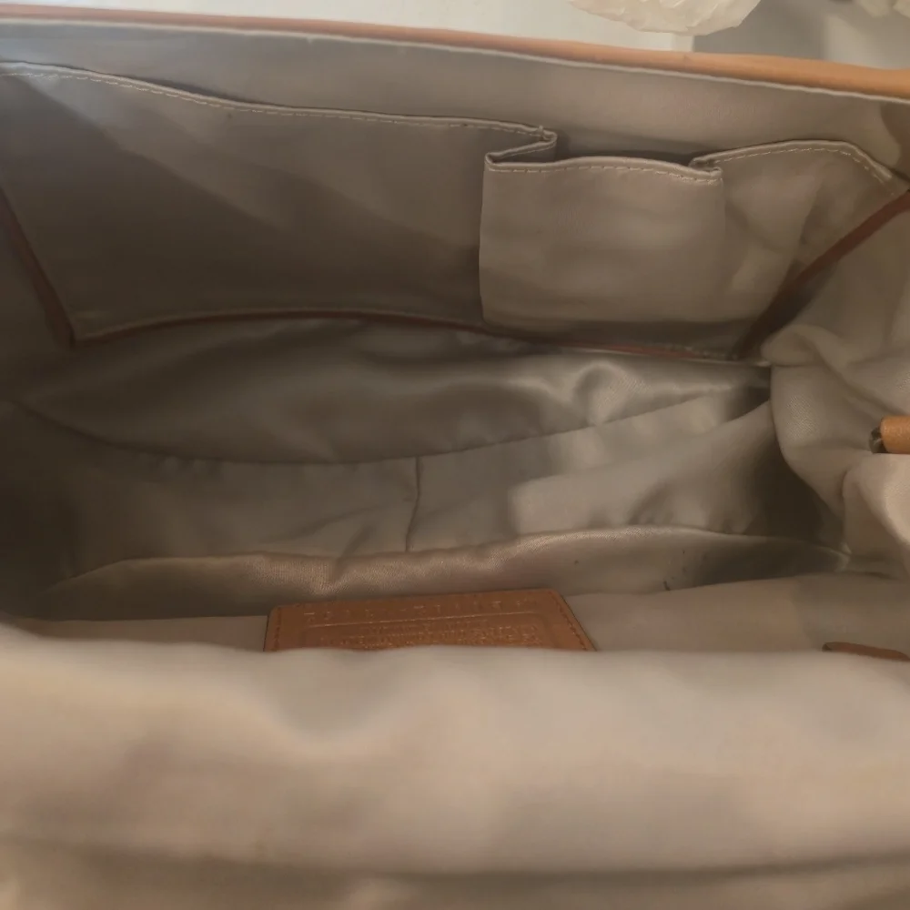 Coach Saddlebag Hobo Genuine Leather Burnt Orange Tangerine Shoulder Bag